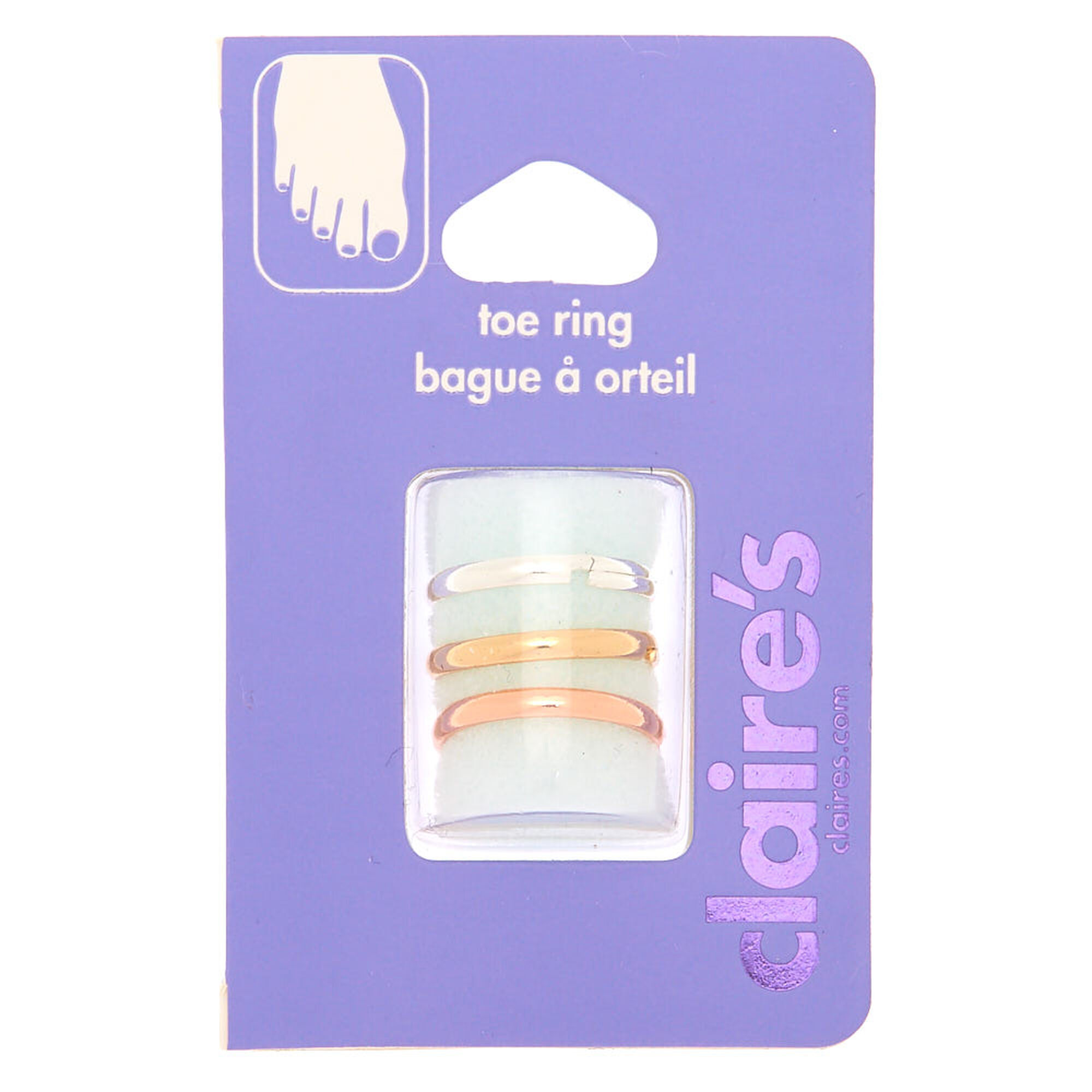 Claires toe rings outlet