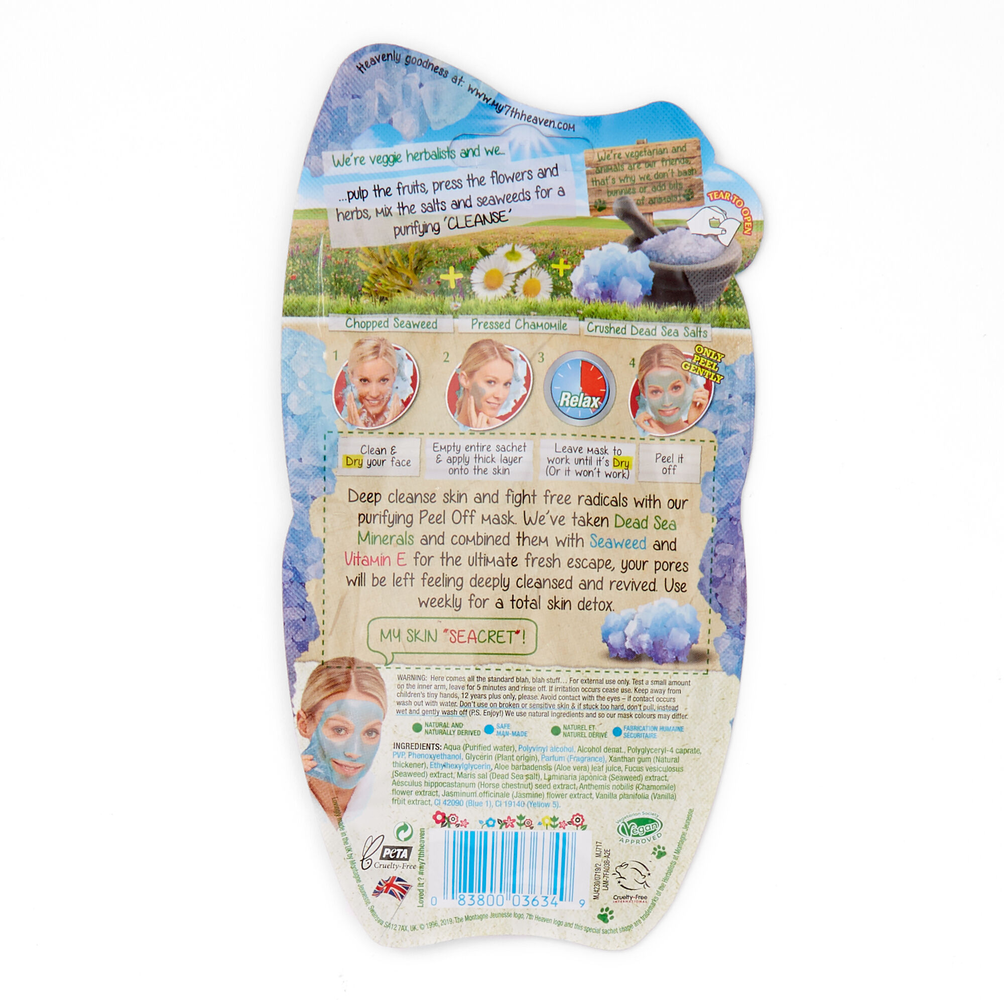 Dead Sea Peel-Off Face Mask,