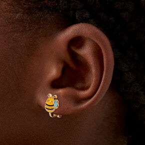 Bee Clip-On Stud Earrings,
