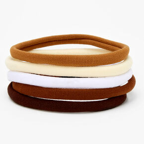 Super Thick Hair Ties - Neutrals, 5 Pack,