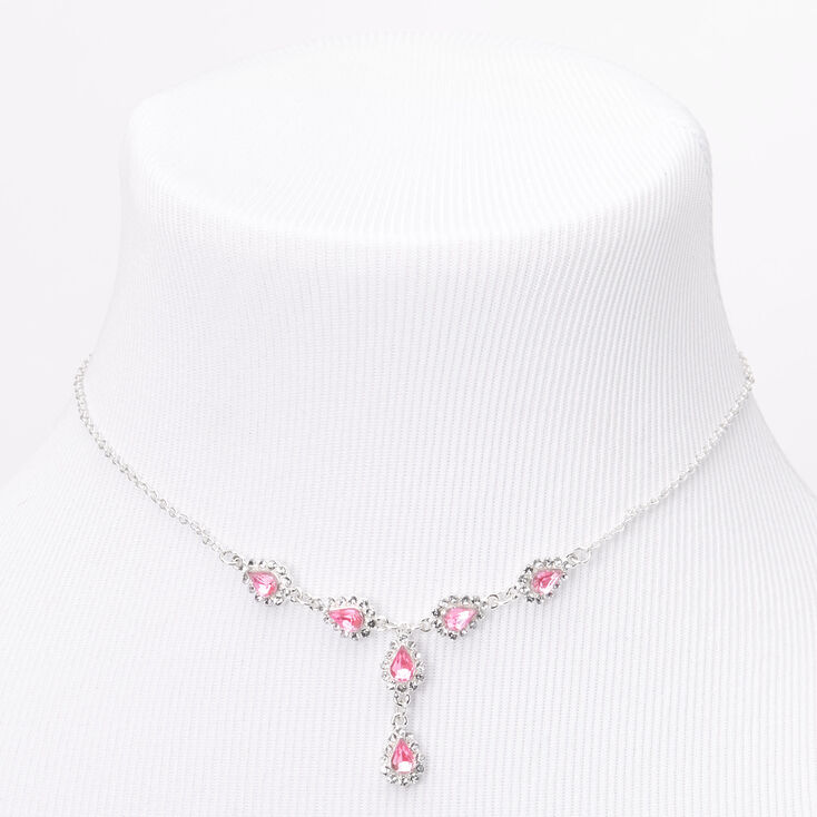 Claire&#39;s Club Embellished Teardrop Jewellery Set - Pink,