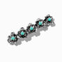 Cowgirl Western Turquoise Flower Hair Barrette Clip,