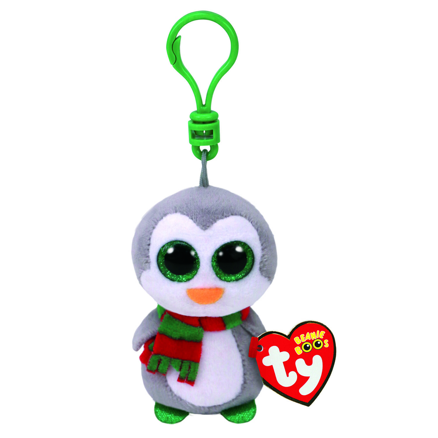 TY BEANIE BOOS OLIVE the PENGUIN CLAIRE'S EXCLUSIVE MINT with MINT TAG 