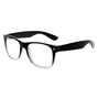 Black Ombre Retro Clear Lens Frames,