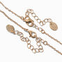 Colliers &agrave; pendentif c&oelig;ur d&eacute;grad&eacute; rose best friends - Lot de 3,