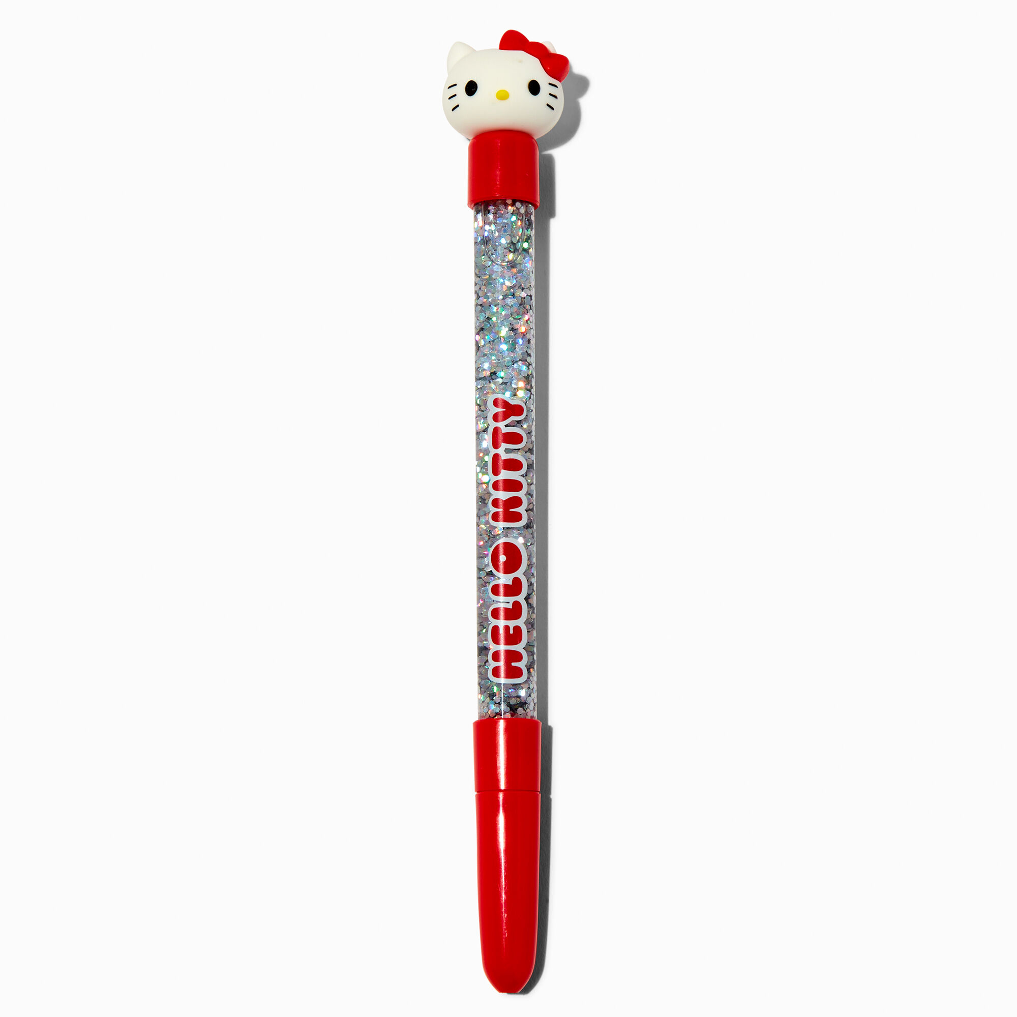 Hello Kitty® 50th Anniversary Claire's Exclusive Red Glitter Pen,