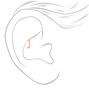 Boucles d&rsquo;oreilles rook en m&eacute;taux mixtes 0,6&nbsp;mm couleur argent&eacute;e - Lot de 3,