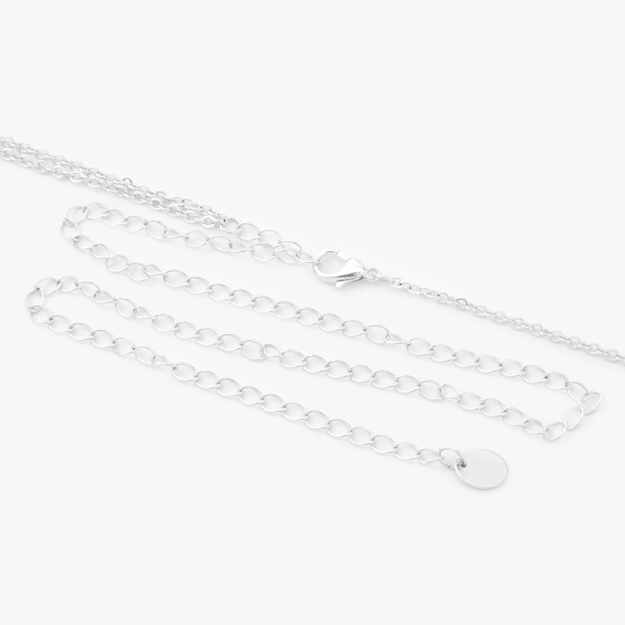 Silver Butterfly Double Belly Chain,