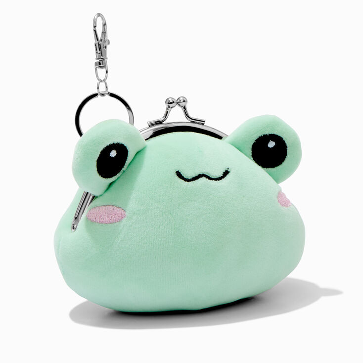 Frog Plush Coin Keychain,