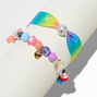 T H E M E x Claire&#39;s Beaded Mixed Media Bracelet Set - 2 Pack,