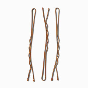 Bobby Pins - Brown, 30 Pack,