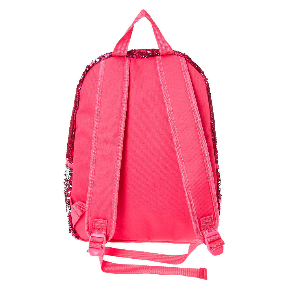 Reversible Pink To Mint Sequin Backpack