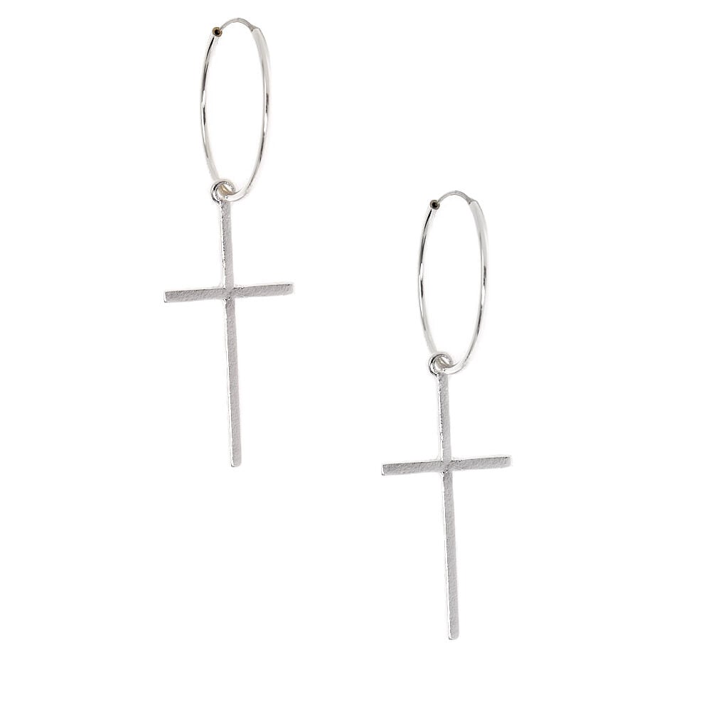 Claire's top cross earrings