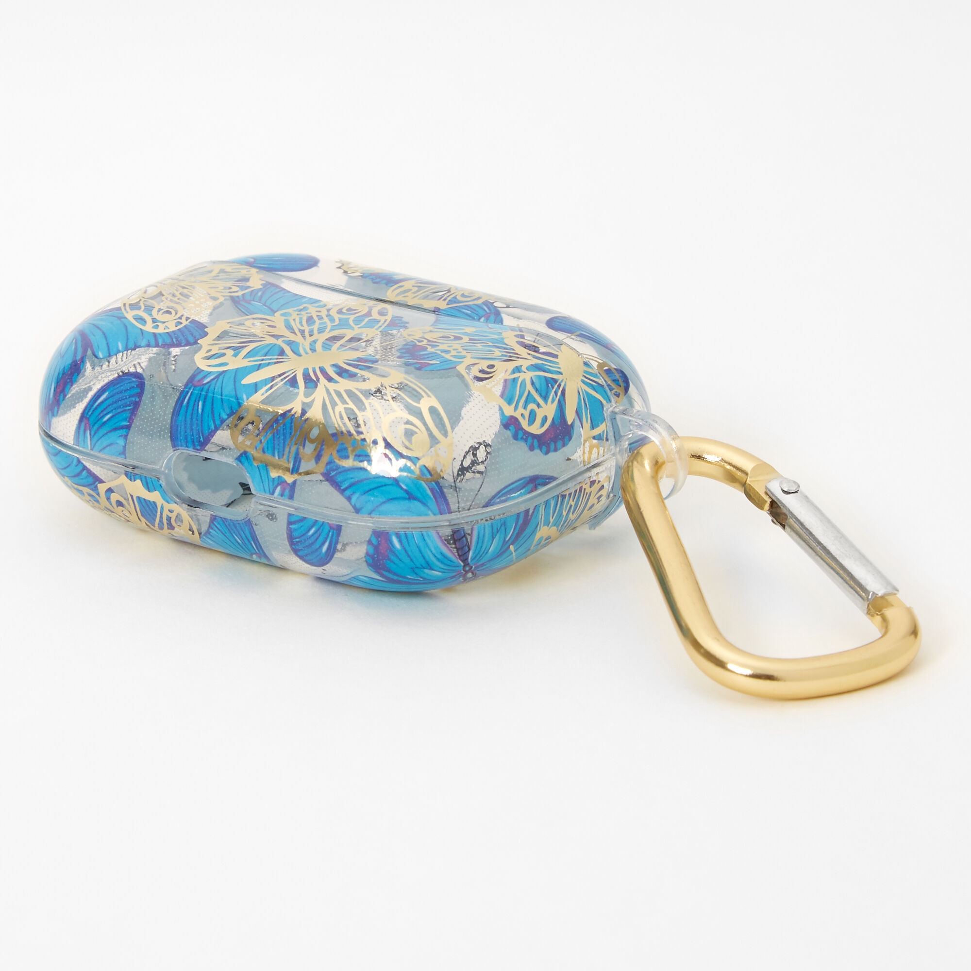 Blue Butterfly Earbud Case Cover - Compatible with Apple AirPods Pro®,