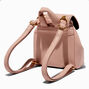 Petit sac &agrave; dos matelass&eacute; rose mauve,