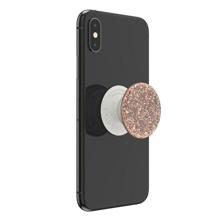 PopSockets&reg; PopGrip - Rose Gold Confetti,