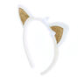 Claire&#39;s Club Cat Ears Headband - White,