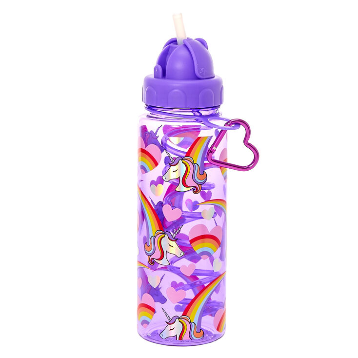 Purple Rainbow Unicorn Emoticon Tumbler,