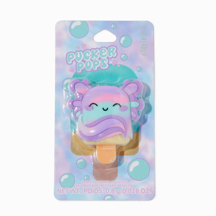 Pucker Pops&reg; Blue &amp; Purple Axolotl Lip Gloss - Grape,