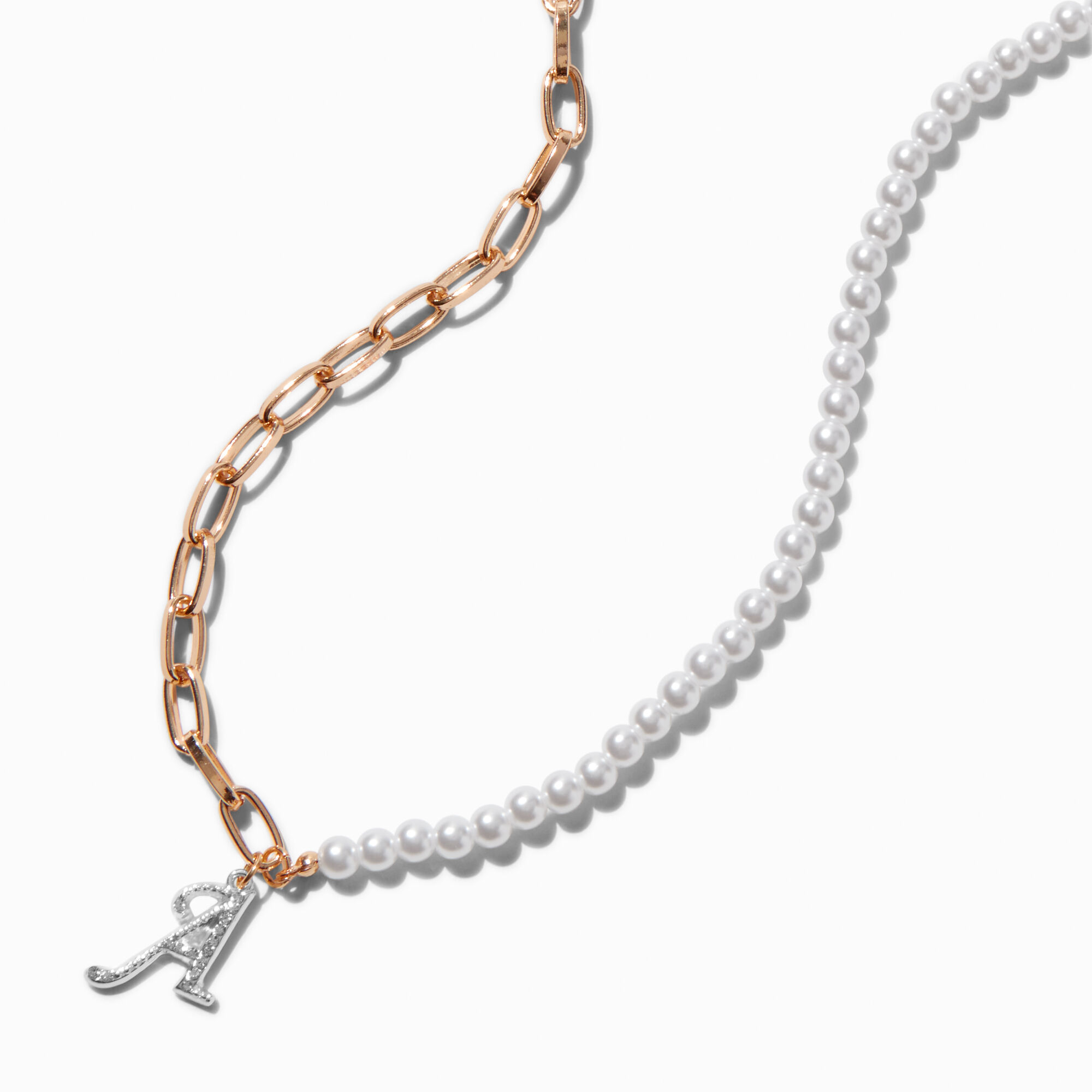 Mean Girls x Claire s Initial Necklace A