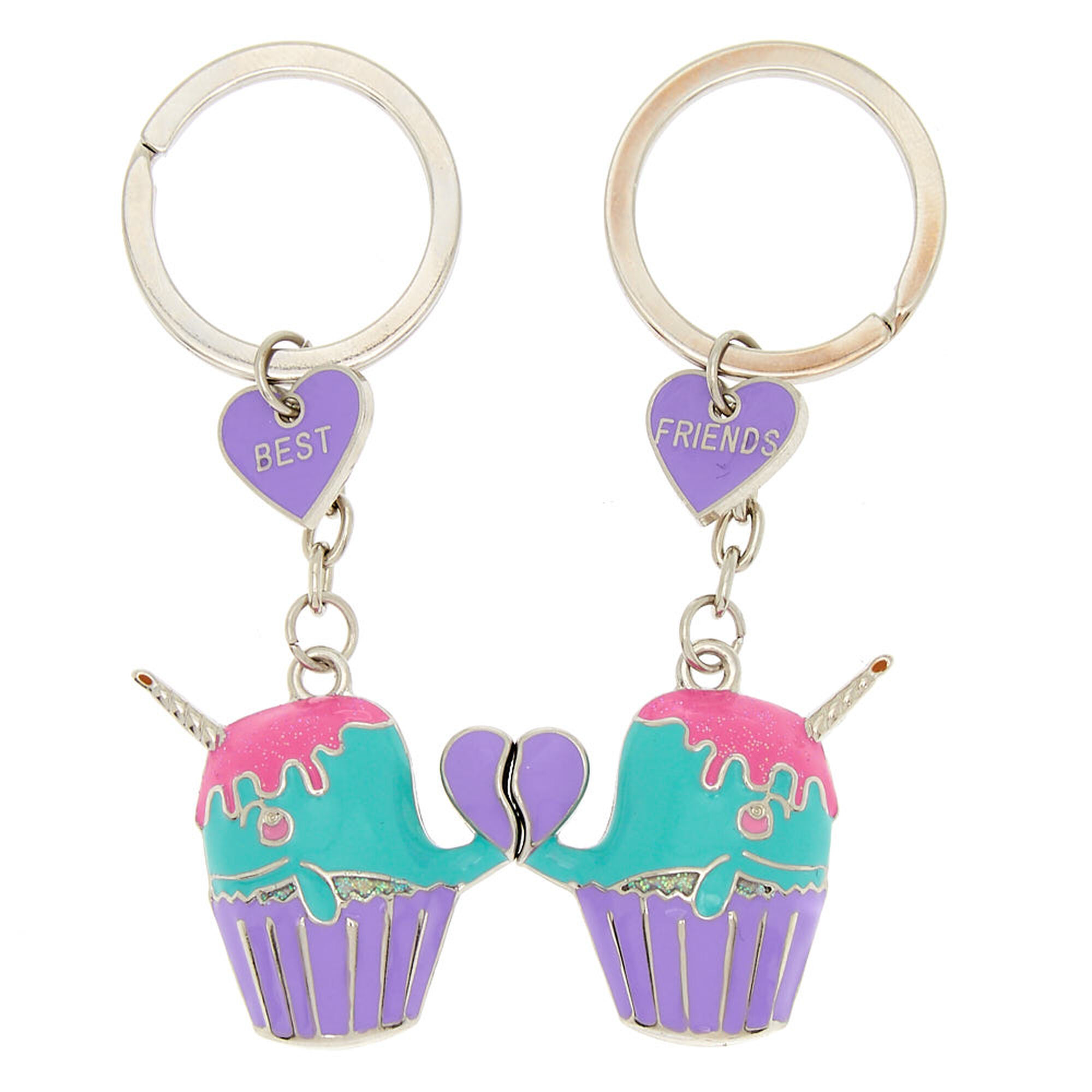 Colorful Cupcake Keychain