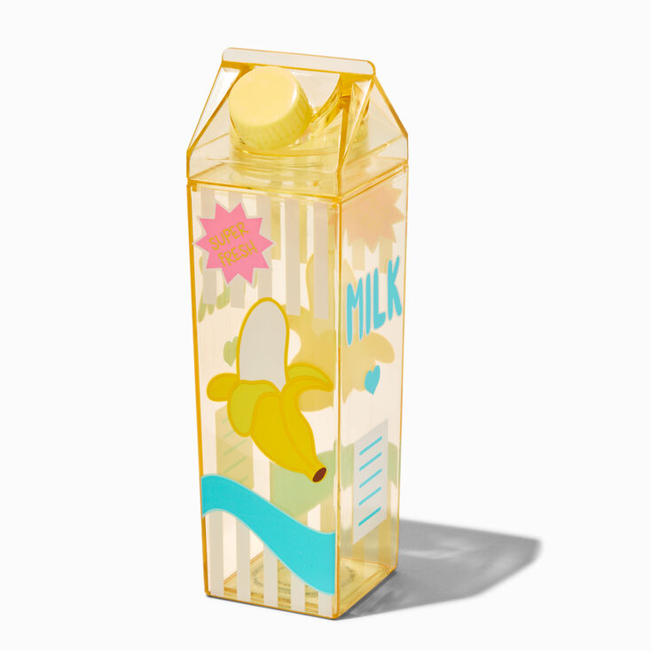 Banana Milk Carton Water Bottle,
