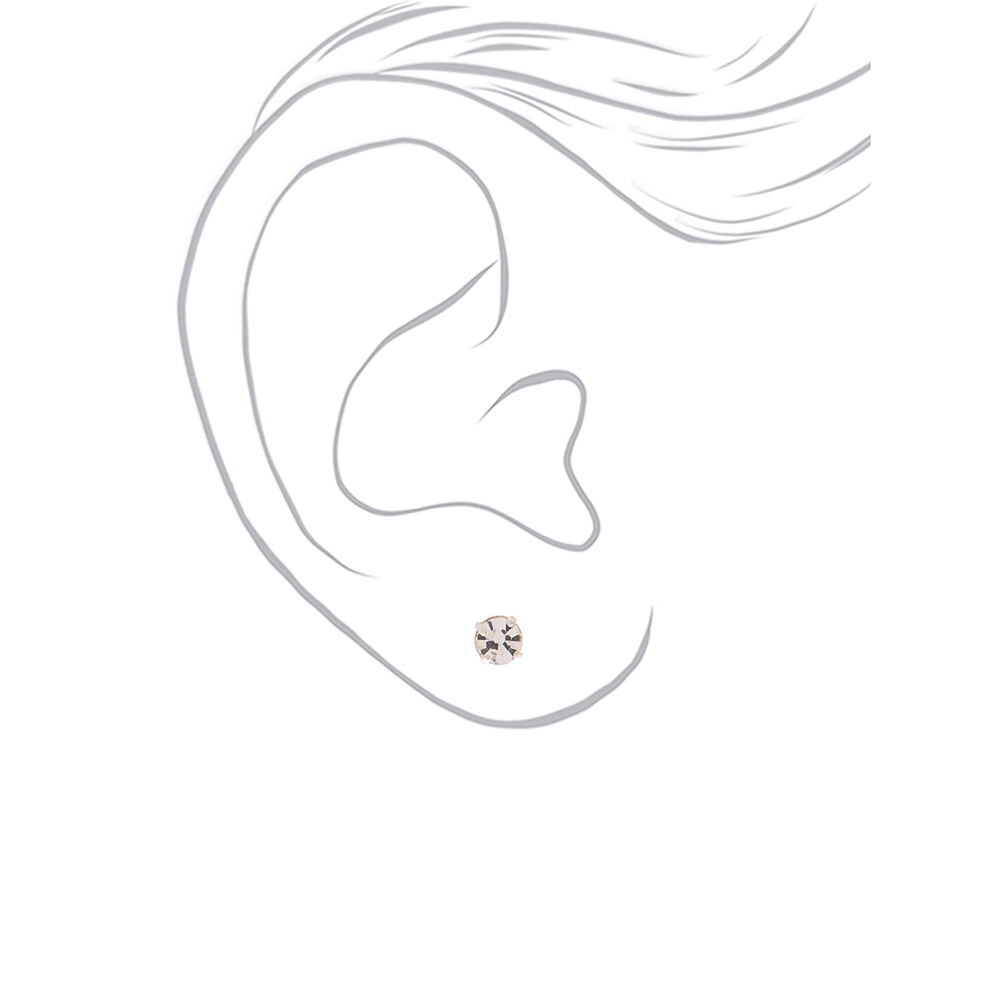 Silver Key Mixed Earrings - 6 Pack,