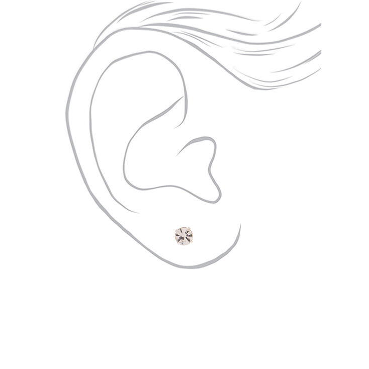Silver Key Mixed Earrings - 6 Pack,