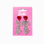 Barbie&trade; Heart Drop Earrings,
