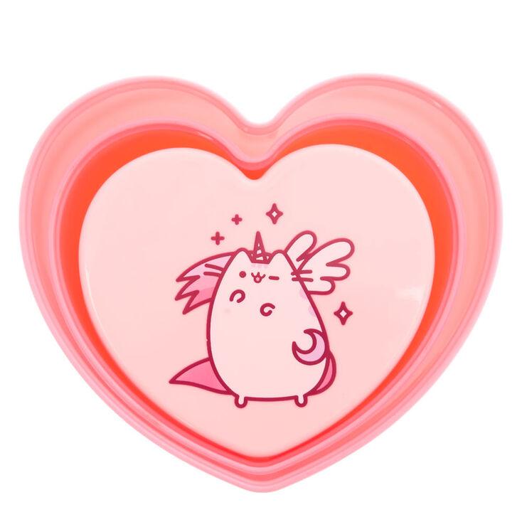 Bo&icirc;tes de rangement roses en forme de c&oelig;ur Pusheen&trade;,