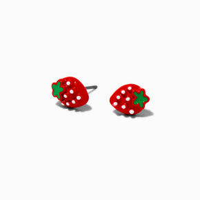Mini Strawberry Stud Earrings,
