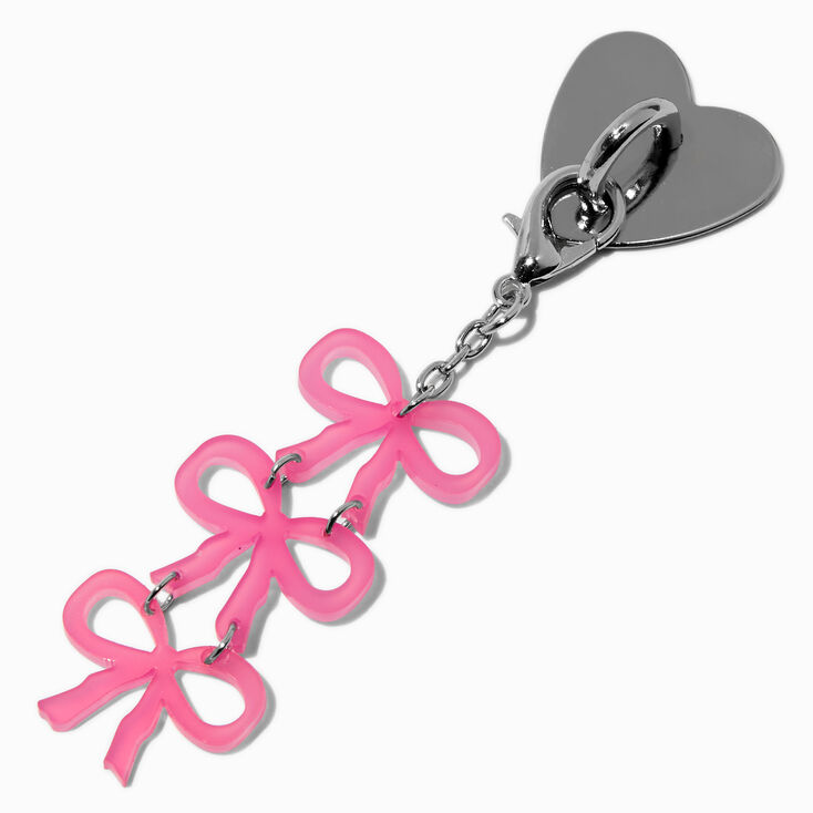 Pink Bows Sticker Tumbler Charm,