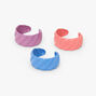 Purple, Blue, &amp; Pink Twisted Ear Cuffs - 3 Pack,