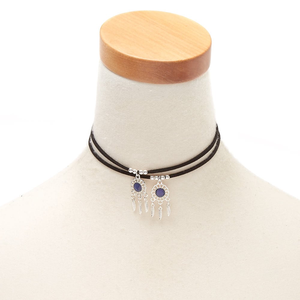 Best Friends Mood Dreamcatcher Choker Necklaces 2 Pack