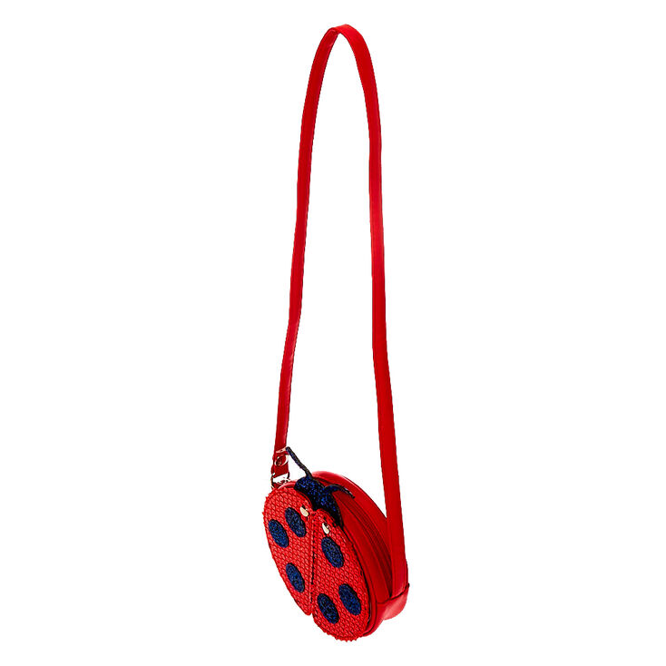 Claire&#39;s Club Ladybug Crossbody Bag - Red,