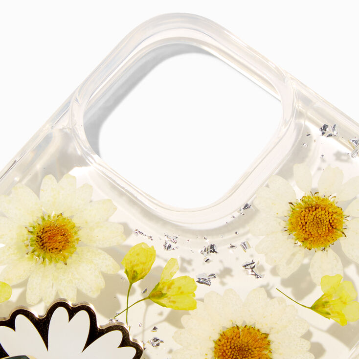 Daisy Ring Holder Protective Phone Case - Fits iPhone 13/14/15,