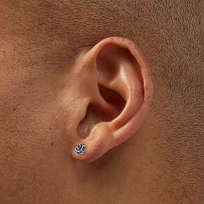 Rainbow Crystal, Flower &amp; Pearl Stud Earrings - 9 Pack,