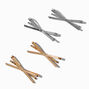Pinces &agrave; cheveux &agrave; n&oelig;uds m&eacute;talliques en m&eacute;taux mixtes - Lot de 4,