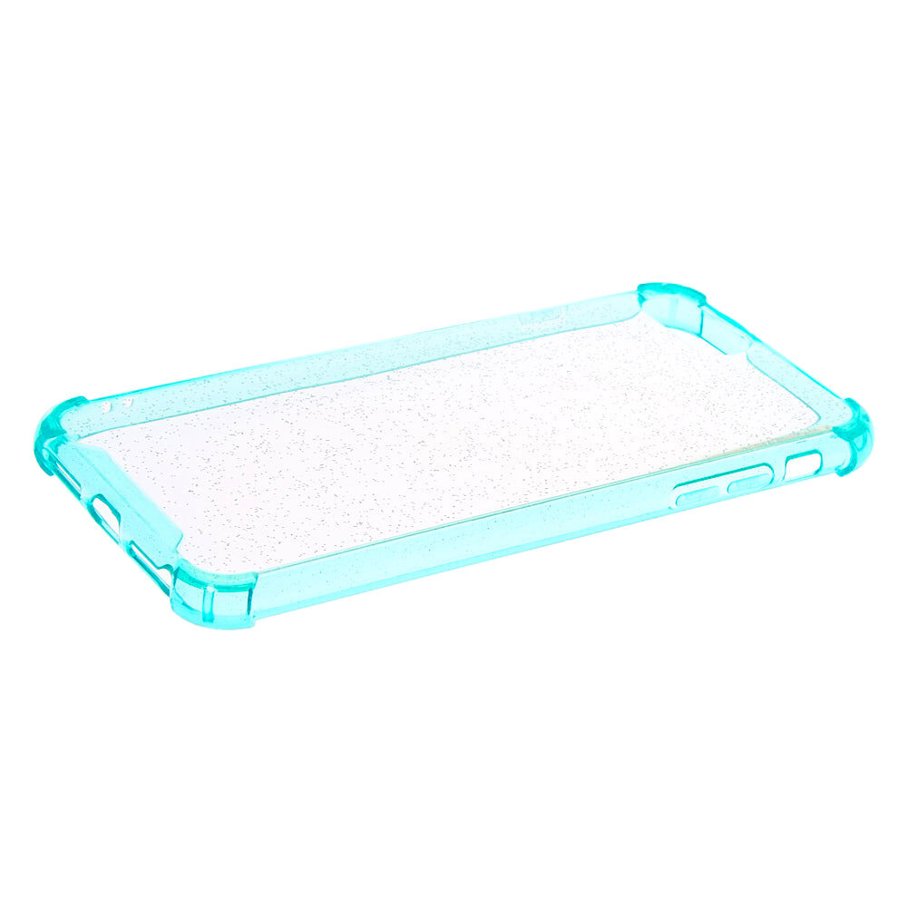 Clear Mint Glitter Protective Phone Case - Fits iPhone® 6/7/8 Plus,