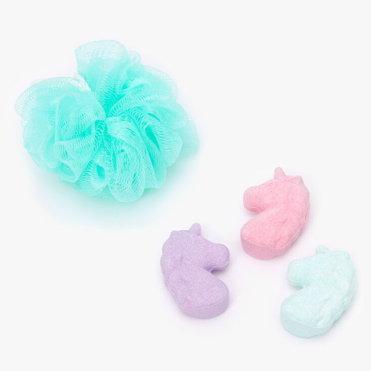Mint Unicorn Water Bottle Bath Set - 4 Pack,