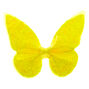 Barrette &agrave; cheveux papillon fluo - Jaune,