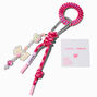 T H E M E x Claire&#39;s Pink Bow Cluster Keychain,