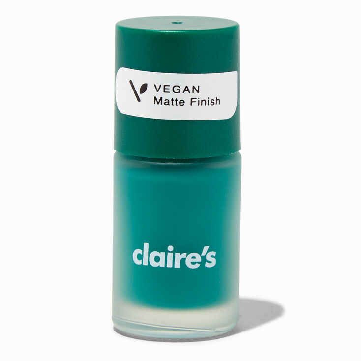 Vegan Matte Effect Nail Polish - Emerald,