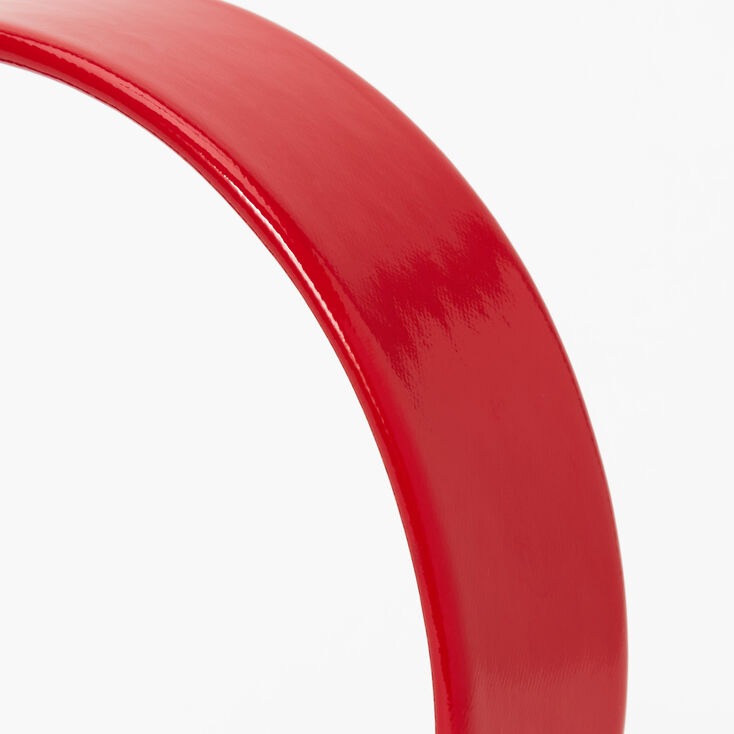 PU Thick Headband - Red,