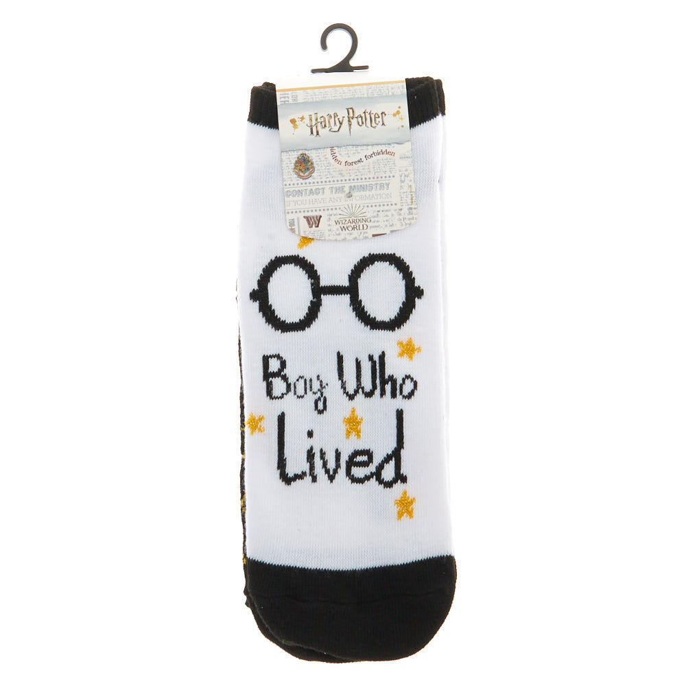 2 Pack Black Harry Potter Ankle Socks