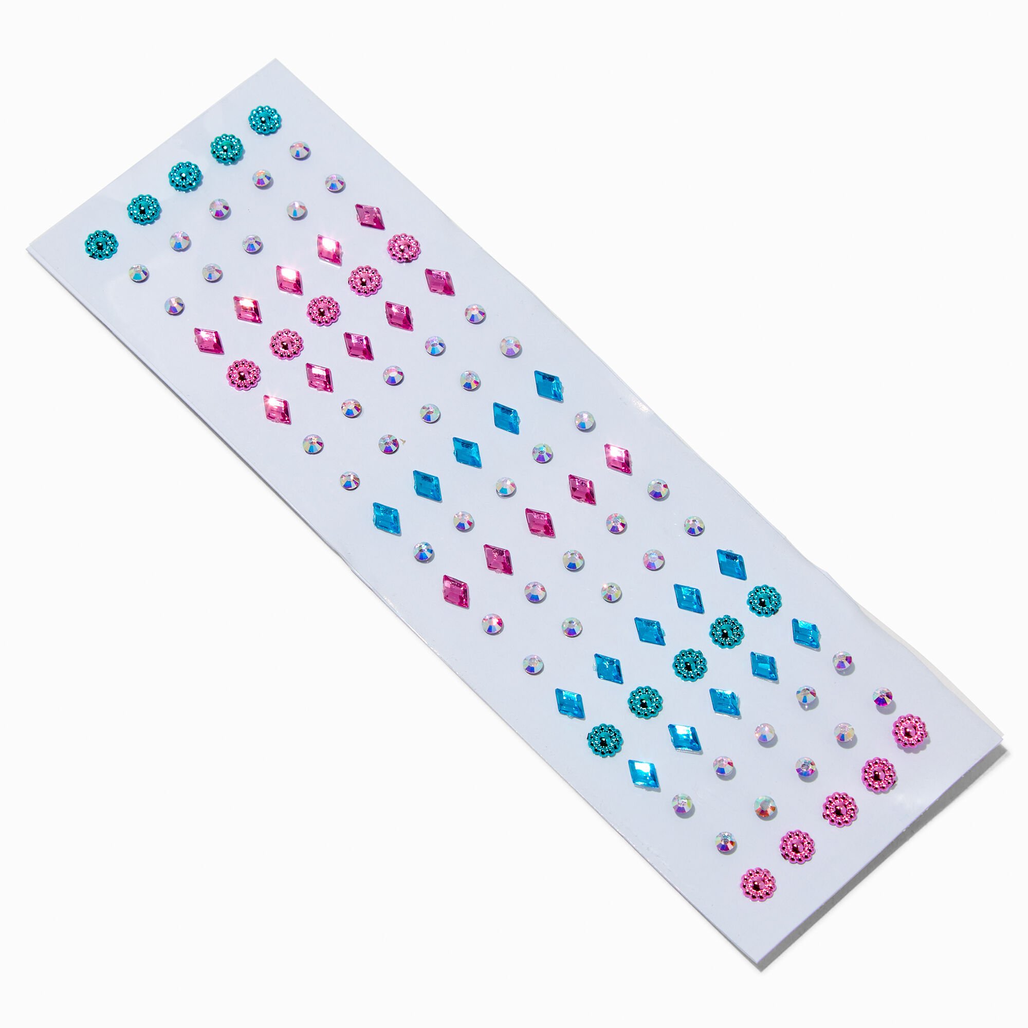 Pastel Flower Geometric Skin Gems - 100 Pack