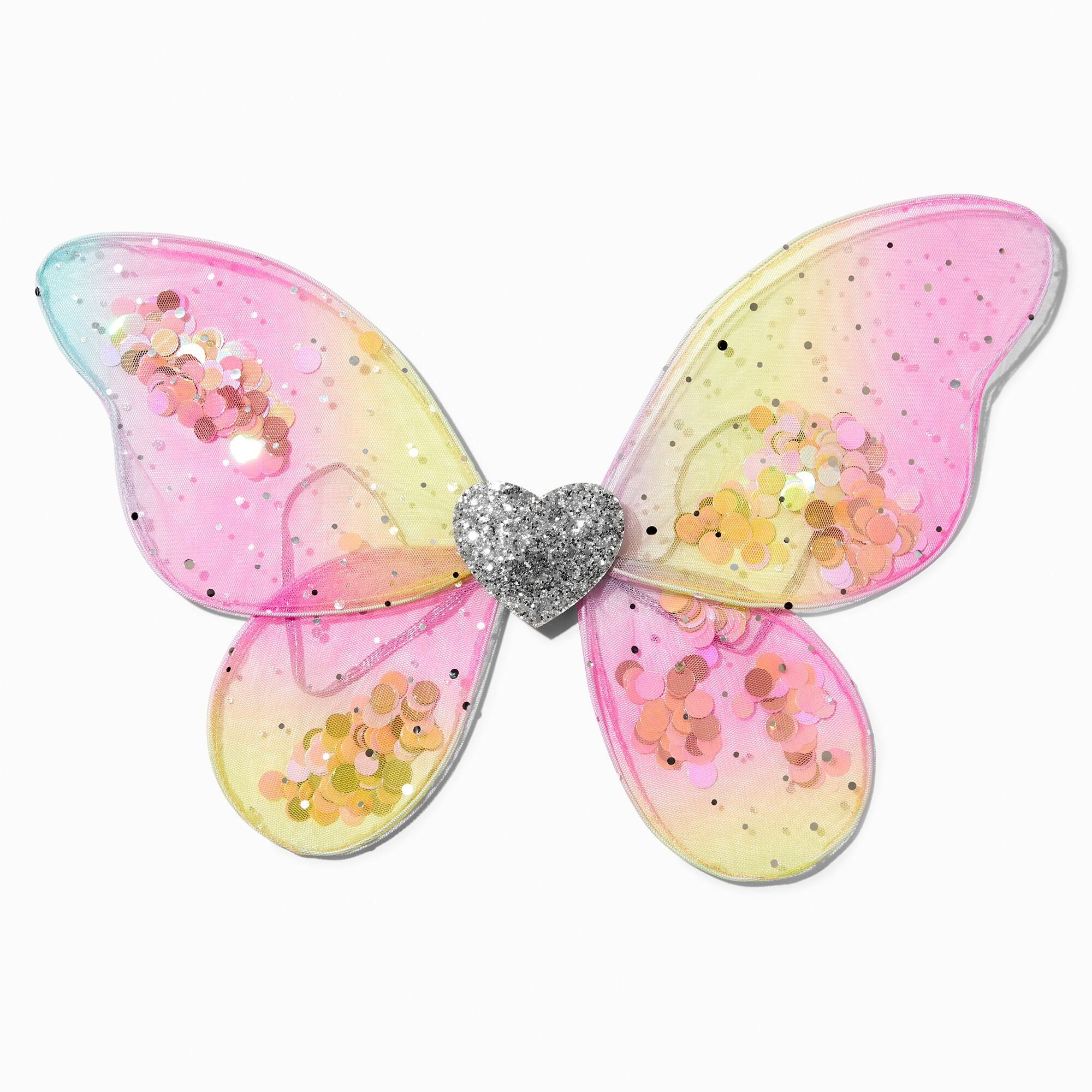 Ailes à paillettes shaker pastel Claire's Club,