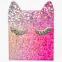Holographic Pink Ombre Cat 48 Piece Makeup Set,