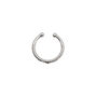 Silver-tone Spring Faux Hoop Nose Ring,