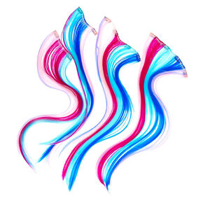 Mermaid Faux Hair Clip In Extensions - 4 Pack,